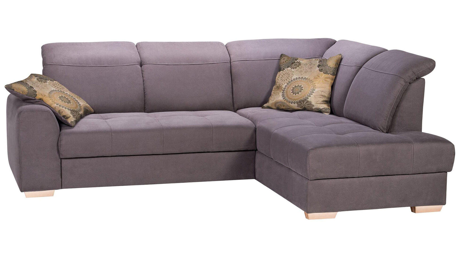 Ecksofa NERIO braun mit Schlaffunktion