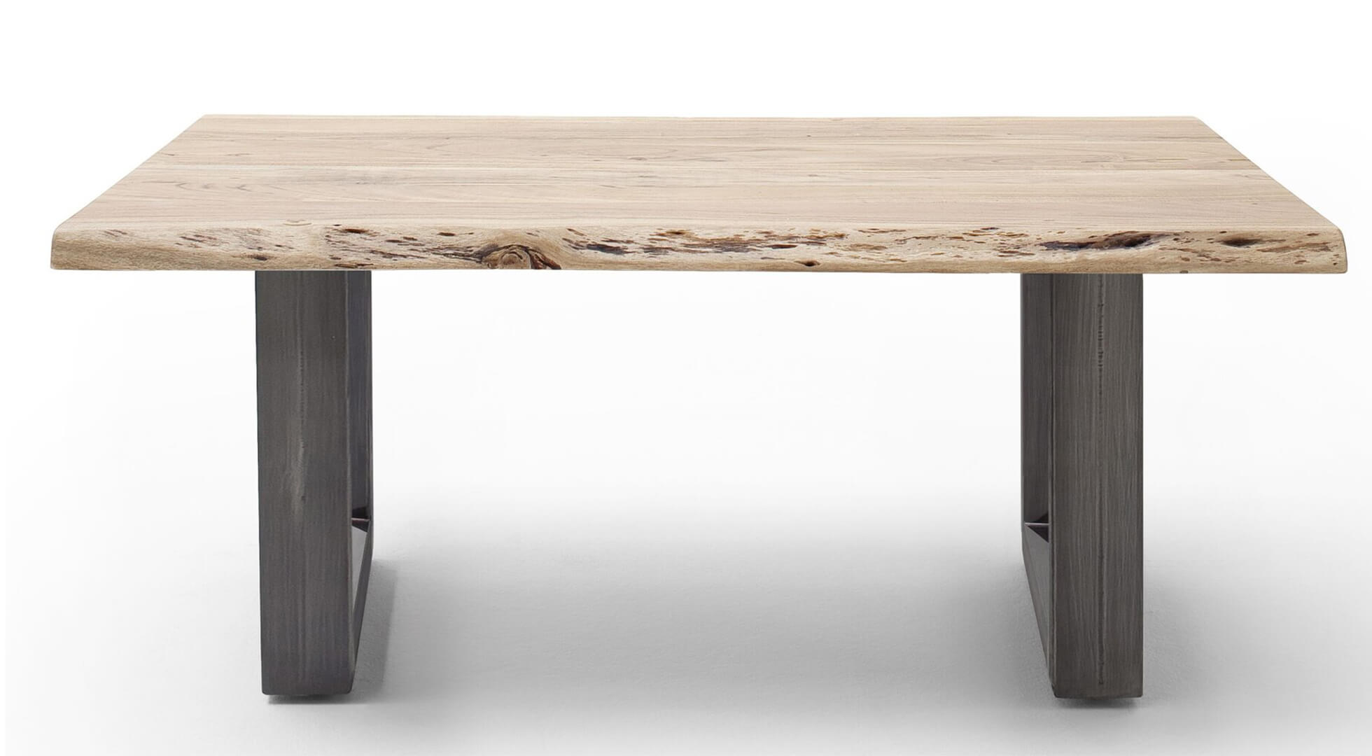 Couchtisch MAIDI braun/grau mit U-Gestell