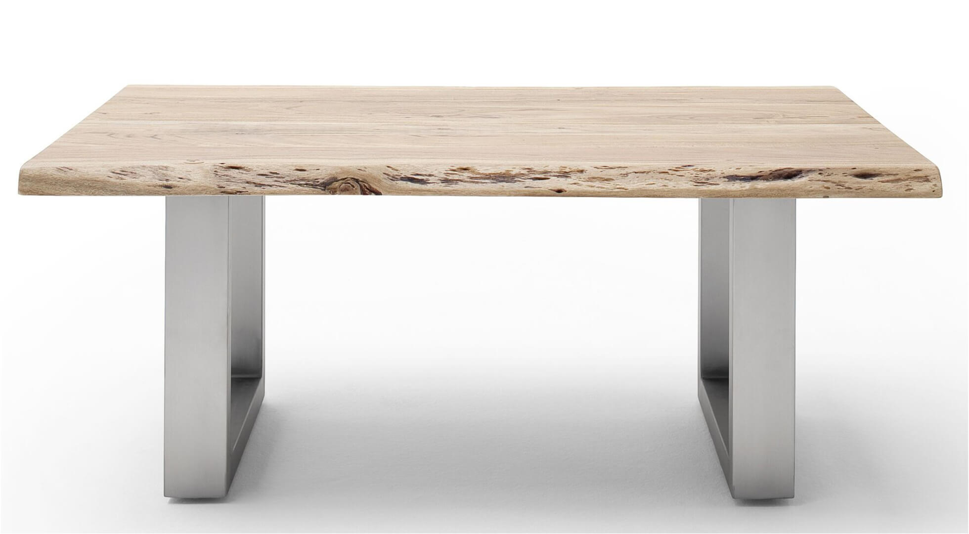 Couchtisch MAIDI braun/grau mit U-Gestell