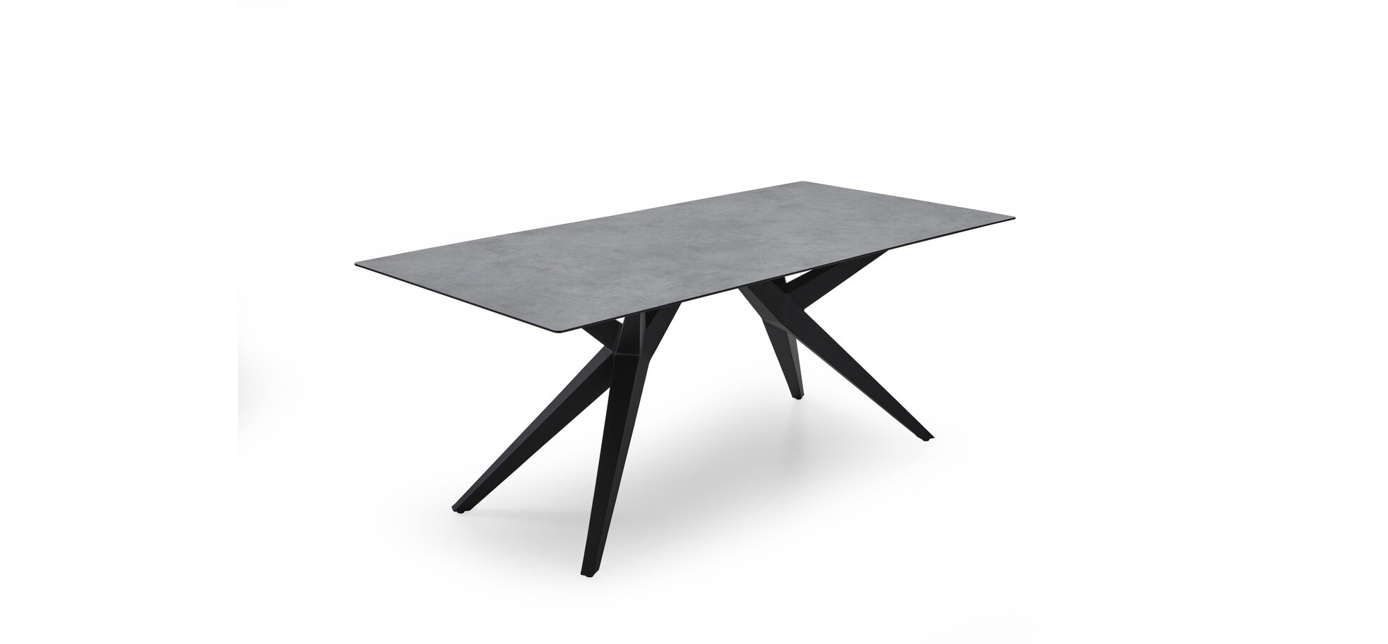 Esstisch LS 567820 - LB. ca. 200x100cm, HPL, Grau