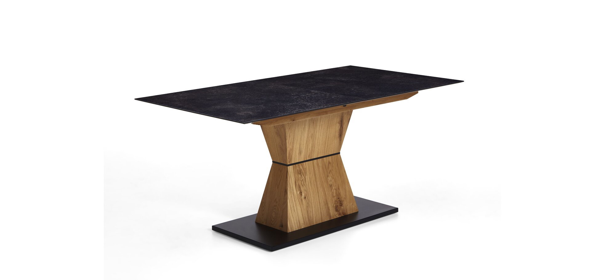 Esstisch LS 022319 - ausziehbar, LB. ca. 180x90cm, HPL, Anthrazit
