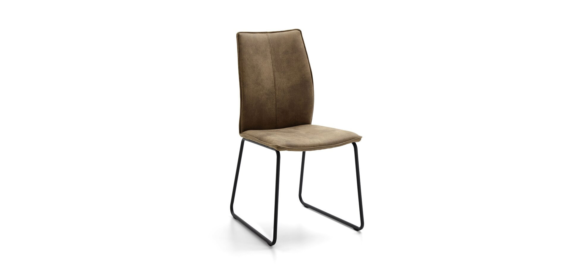 Stuhl LS 361417 - Stoff, Rauchbraun