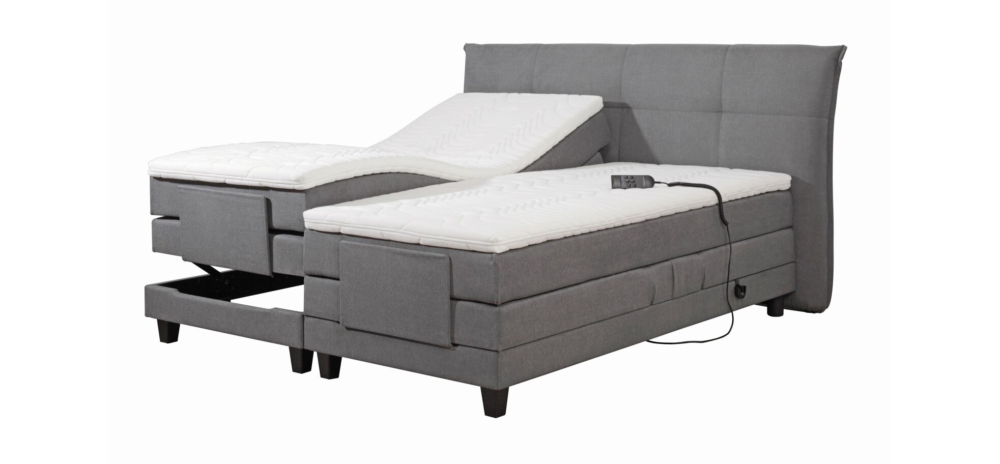 Boxspringbett mit motorischer Verstellung