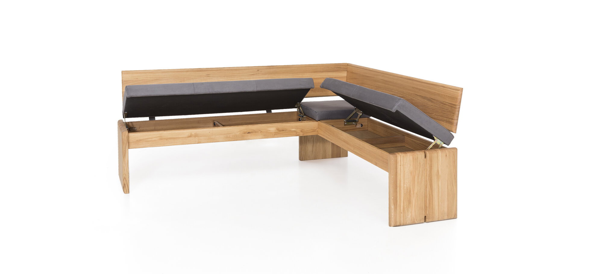 Eckbank massiv mit Truhe – Bild 4
