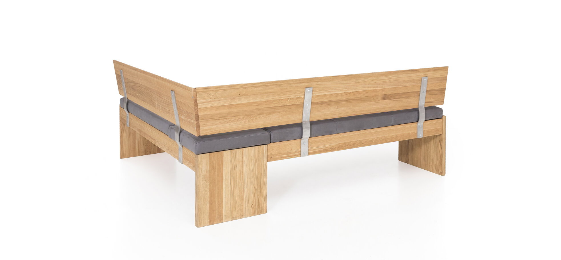 Eckbank massiv mit Truhe – Bild 3