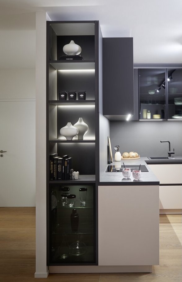 Contur® 54.160 Moderne Küche in Zartrose samtmatt – Bild 10