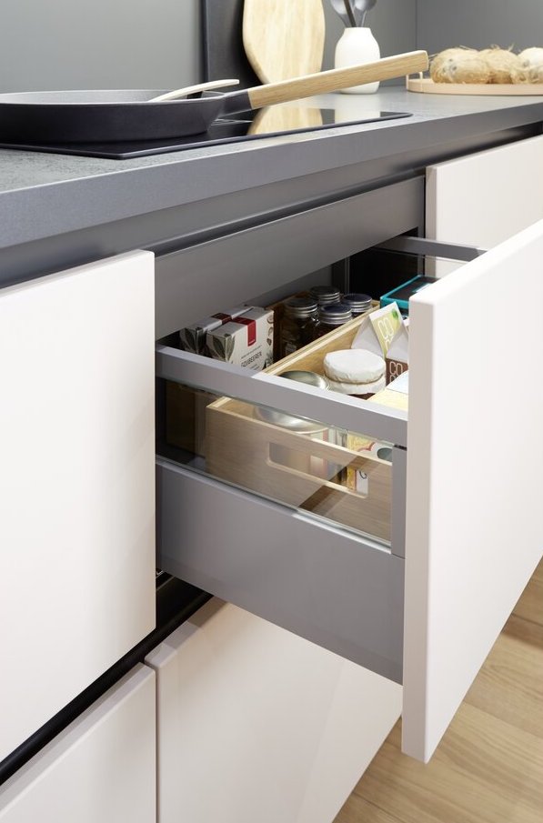Contur® 54.160 Moderne Küche in Zartrose samtmatt – Bild 4