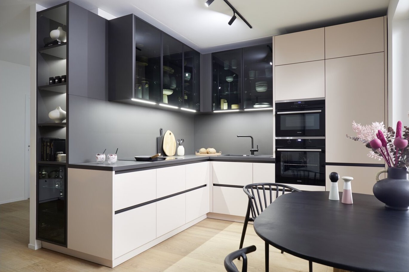 Contur® 54.160 Moderne Küche in Zartrose samtmatt – Bild 12