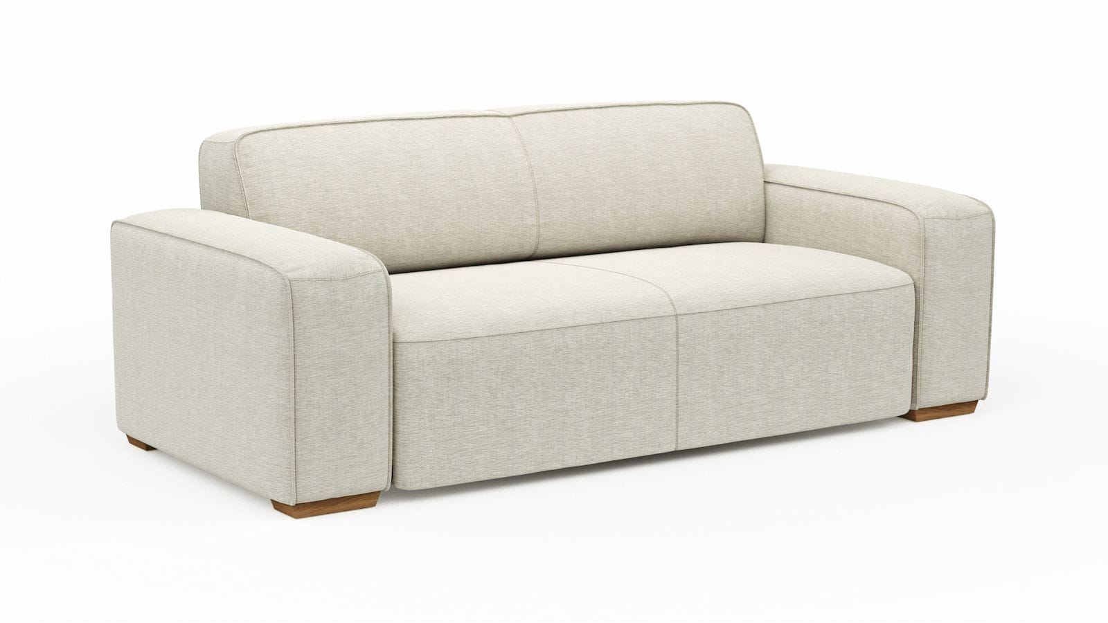 Sofa Denver - 2,5-Sitzer, Stoff, Natur von Natura Home