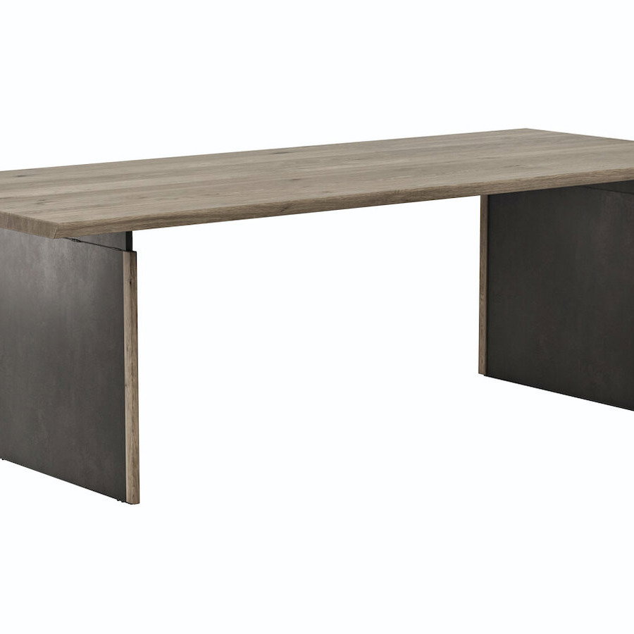 Esstisch Bakersfield - LB ca. 240x100 cm, Asteiche massiv, barrique von Natura Home