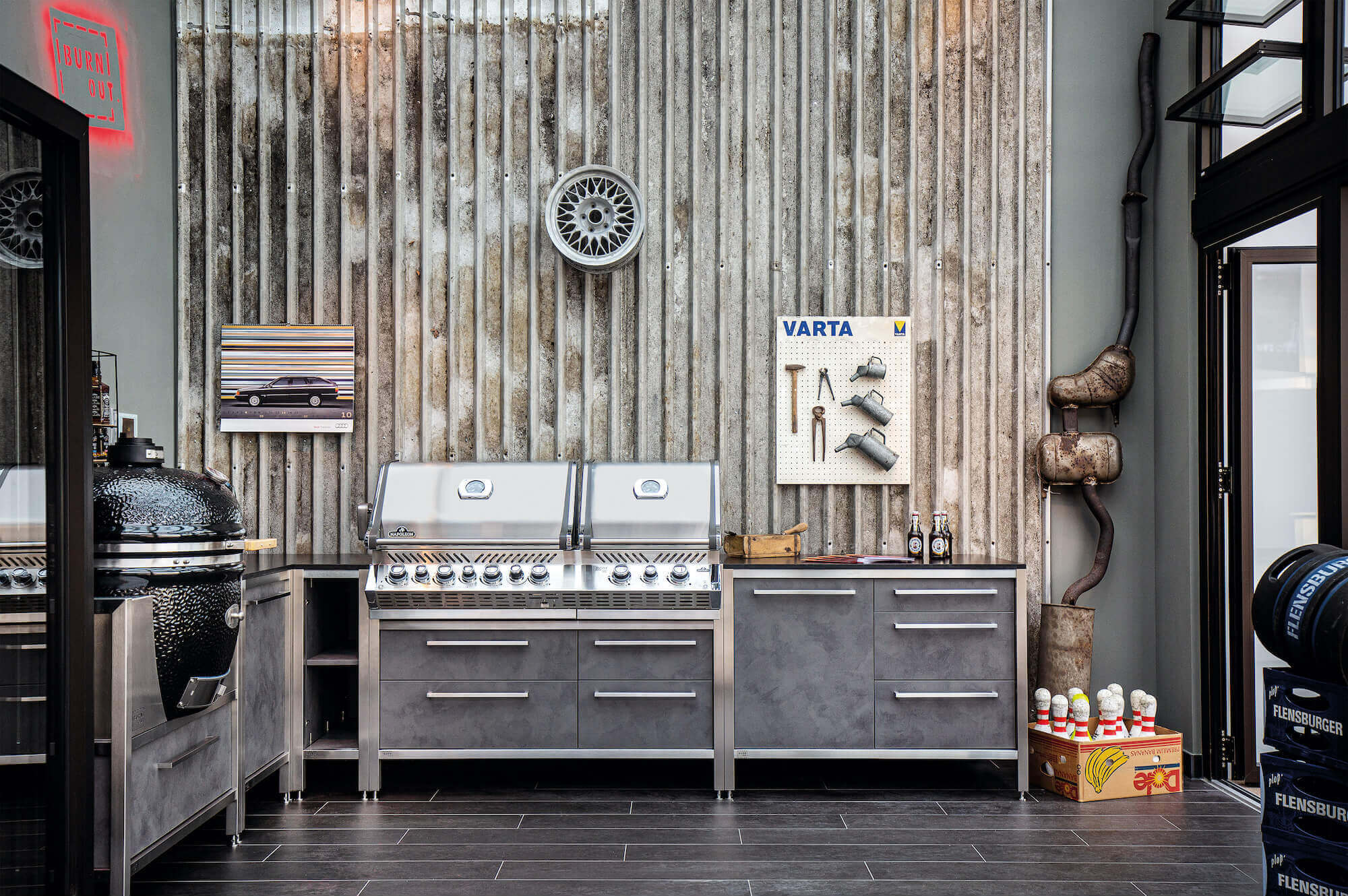 BurnoutKüchen. / OutdoorKüchen Maco Home Company