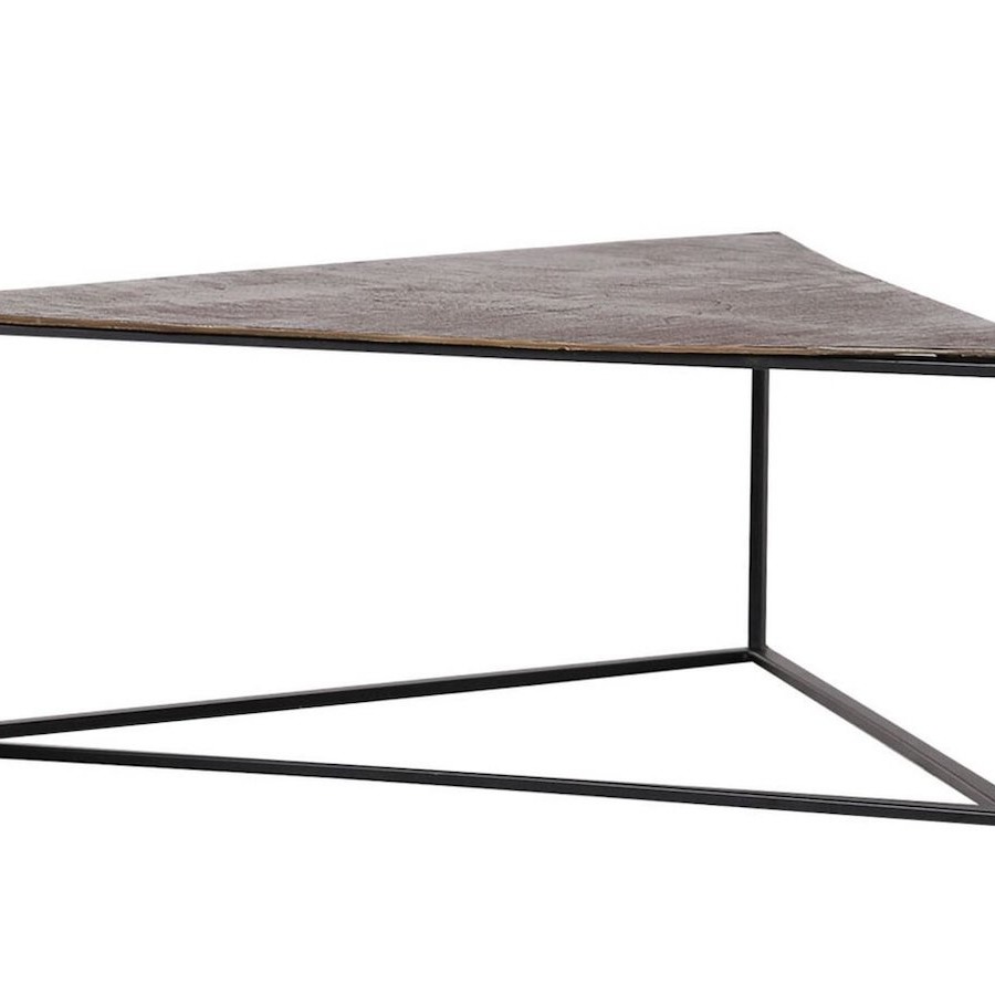 Couchtisch Mix Match - LBH ca. 104x106x40 cm, Metall, Schwarz