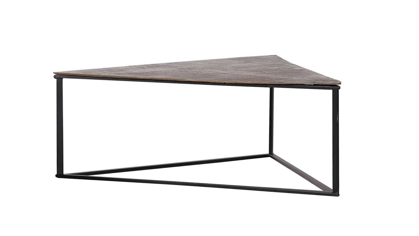 Couchtisch Mix Match - LBH ca. 104x106x40 cm, Metall, Schwarz