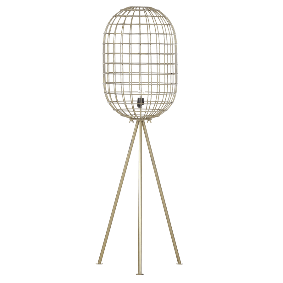 Stehleuchte Arthur - D. 41 cm, Goldfarben lackiert von Comfort Republic