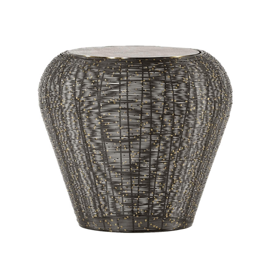 Beistelltisch Coffe - D. ca. 51 cm, Metall, Schwarz von Comfort republic
