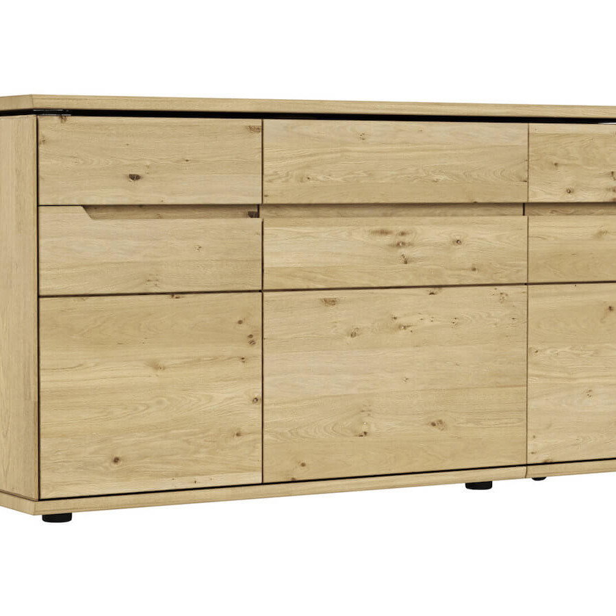Sideboard Amora aus massiver Wildeiche von Global Comfort