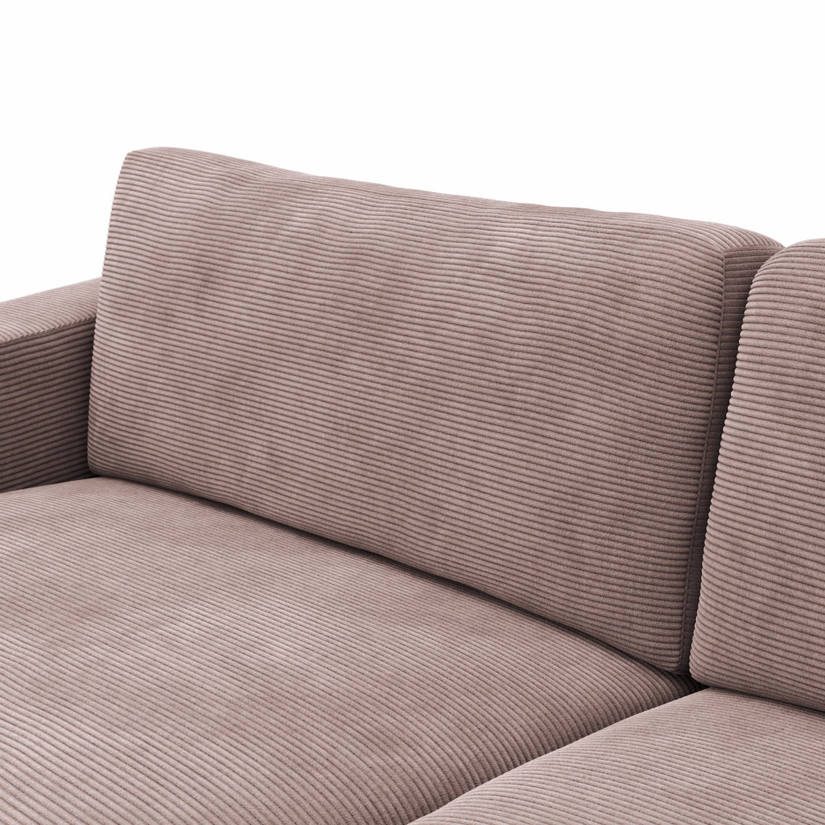 Juni 3-Sitzer sofa von Raum.Freunde mit Cord Bezug in verschiedenen Farben