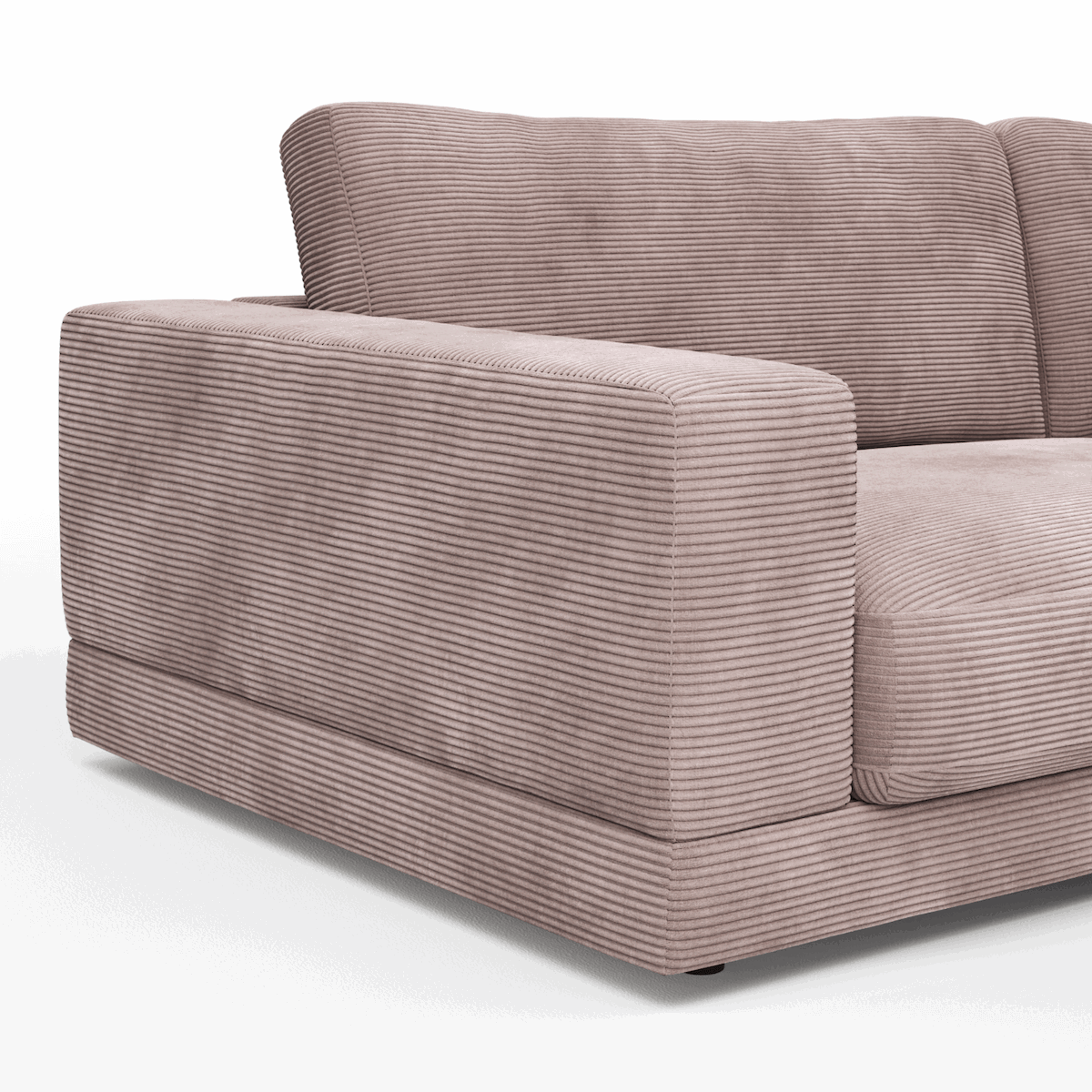 Juni 3-Sitzer sofa von Raum.Freunde mit Cord Bezug in verschiedenen Farben
