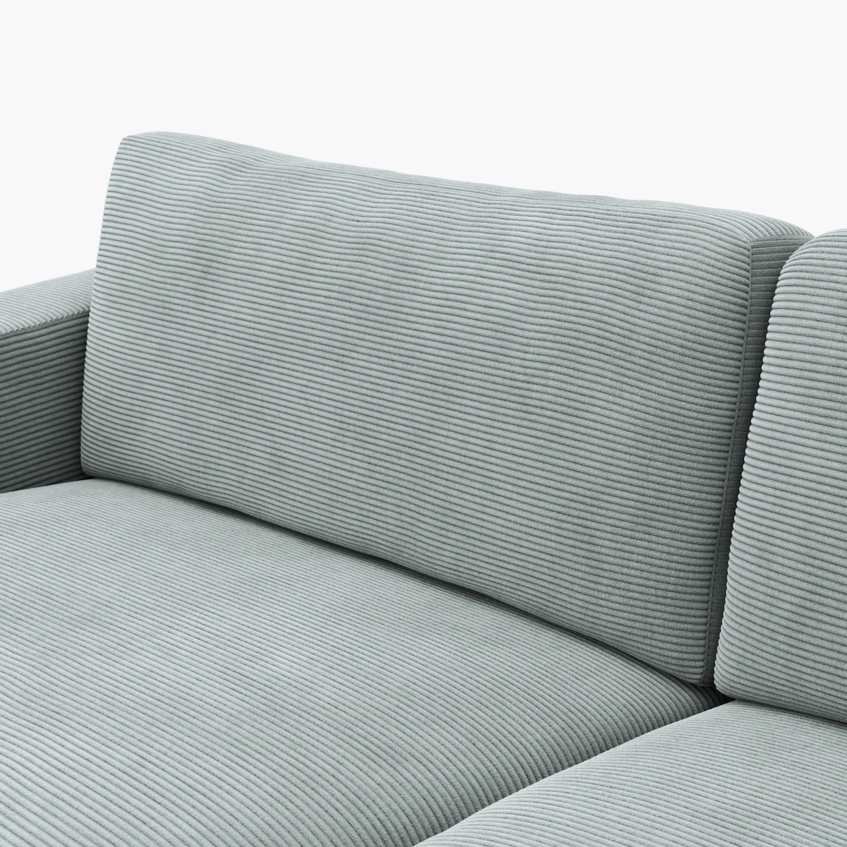 Juni 3-Sitzer sofa von Raum.Freunde mit Cord Bezug in verschiedenen Farben