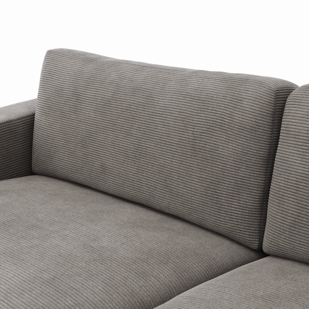 Juni 3-Sitzer sofa von Raum.Freunde mit Cord Bezug in verschiedenen Farben