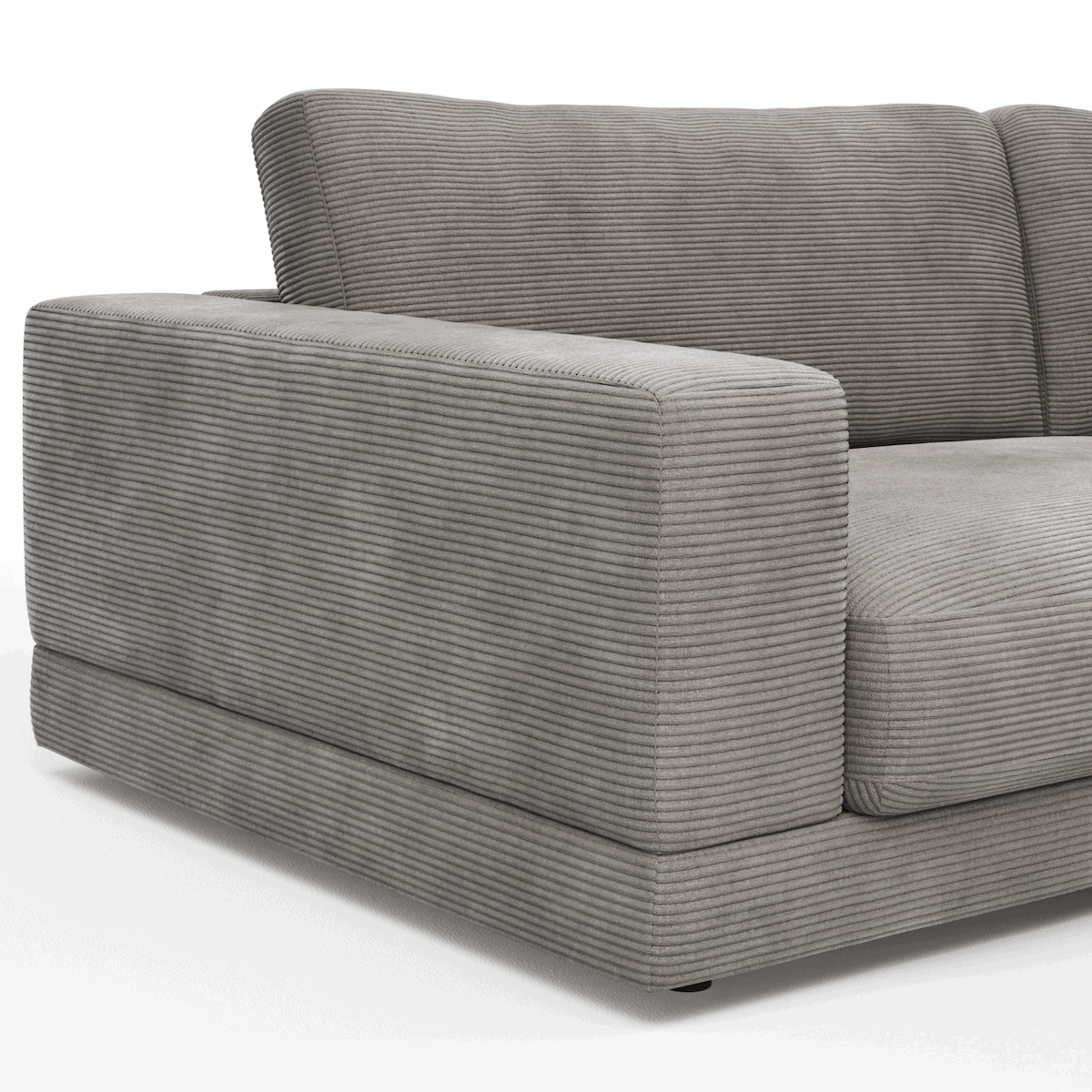 Juni 3-Sitzer sofa von Raum.Freunde mit Cord Bezug in verschiedenen Farben