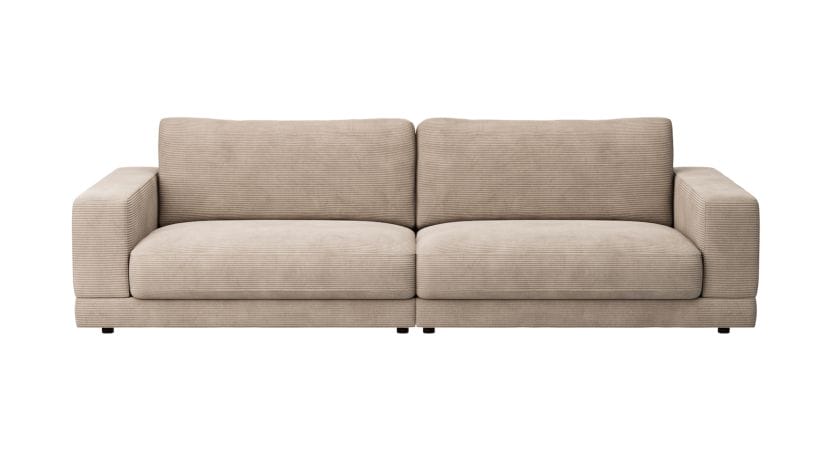 Juni 3-Sitzer sofa von Raum.Freunde mit Cord Bezug in verschiedenen Farben