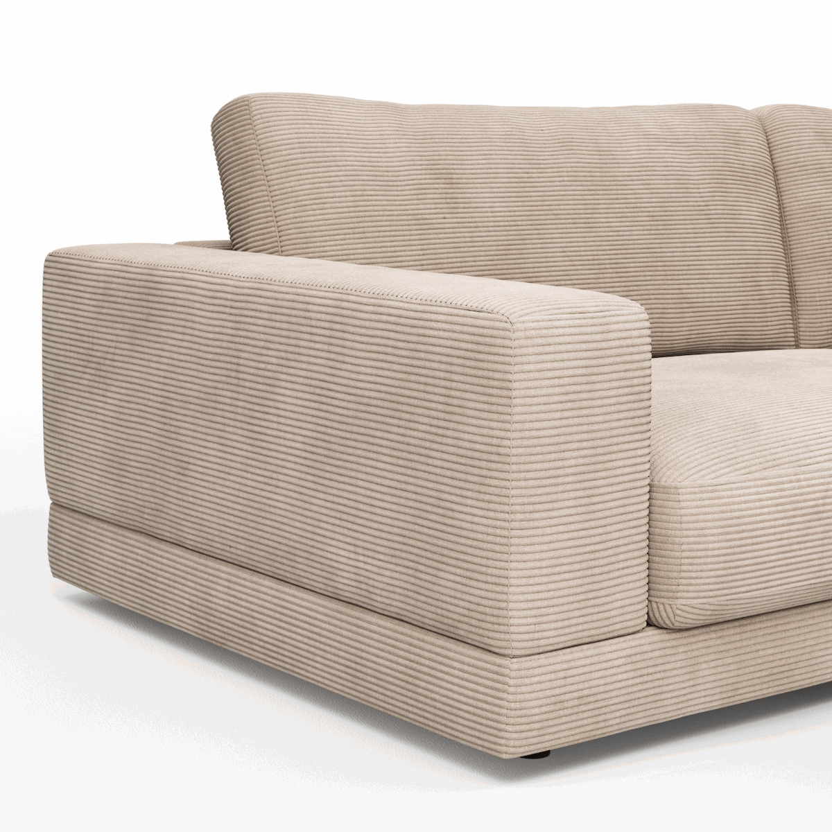 Juni 3-Sitzer sofa von Raum.Freunde mit Cord Bezug in verschiedenen Farben