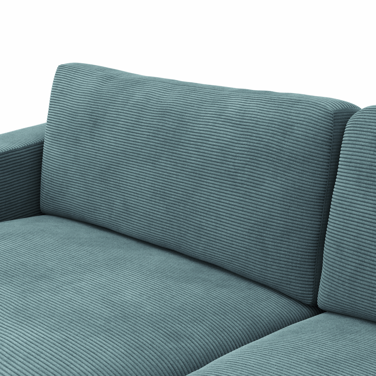Juni 3-Sitzer sofa von Raum.Freunde mit Cord Bezug in verschiedenen Farben