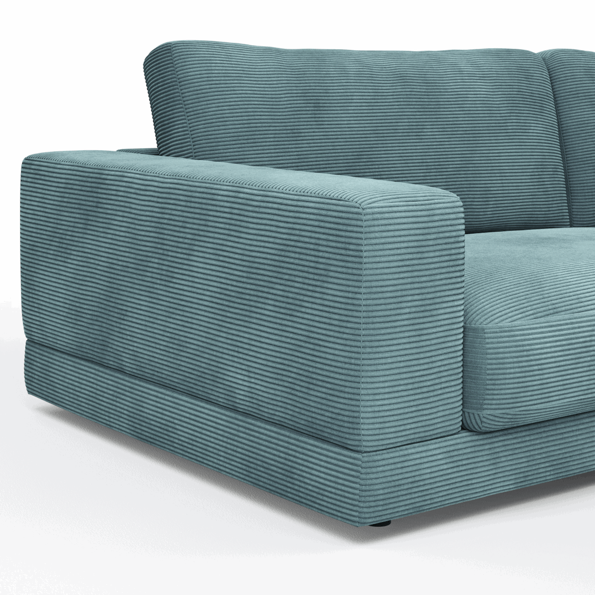 Juni 3-Sitzer sofa von Raum.Freunde mit Cord Bezug in verschiedenen Farben
