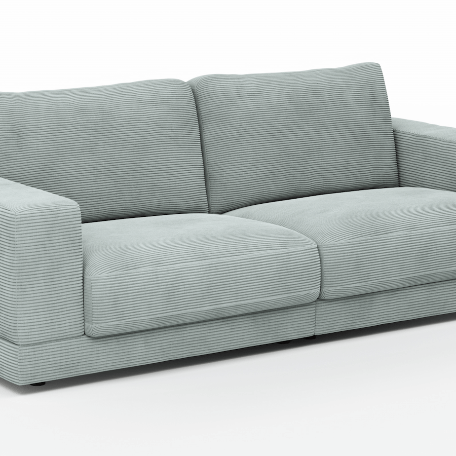 Sofa Juni in verschiedenen Farben mit Cord-Bezug von Raum.Freunde