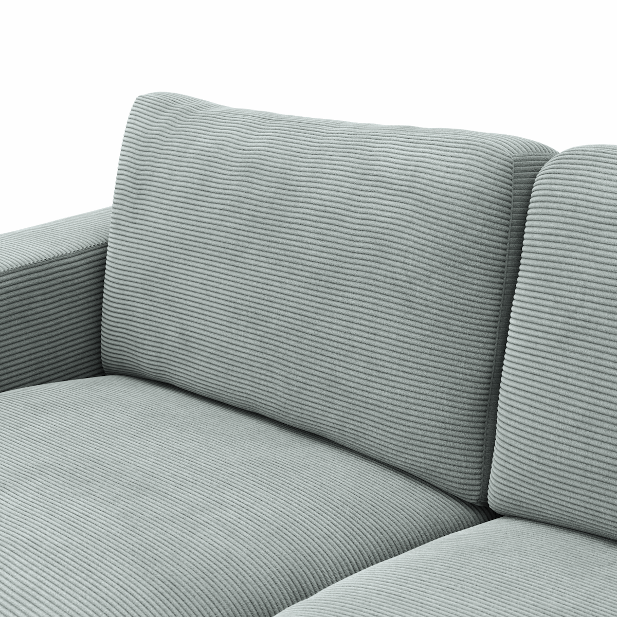 Sofa Juni in verschiedenen Farben mit Cord-Bezug von Raum.Freunde