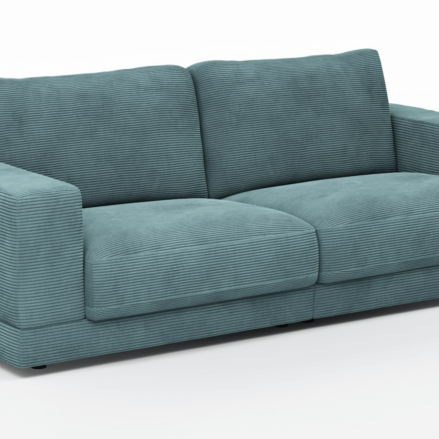 Sofa Juni in verschiedenen Farben mit Cord-Bezug von Raum.Freunde