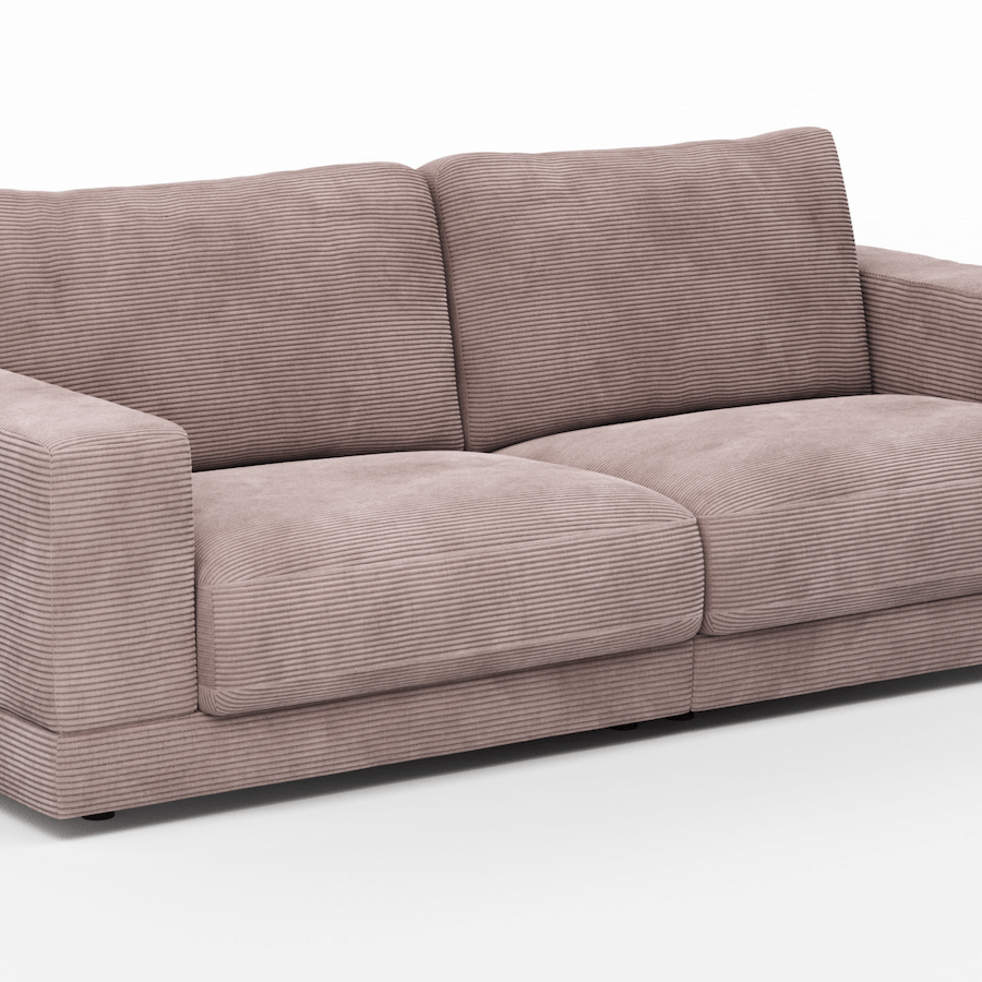 Sofa Juni in verschiedenen Farben mit Cord-Bezug von Raum.Freunde