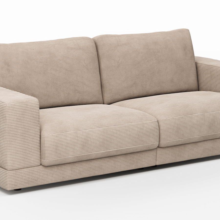 Sofa Juni in verschiedenen Farben mit Cord-Bezug von Raum.Freunde