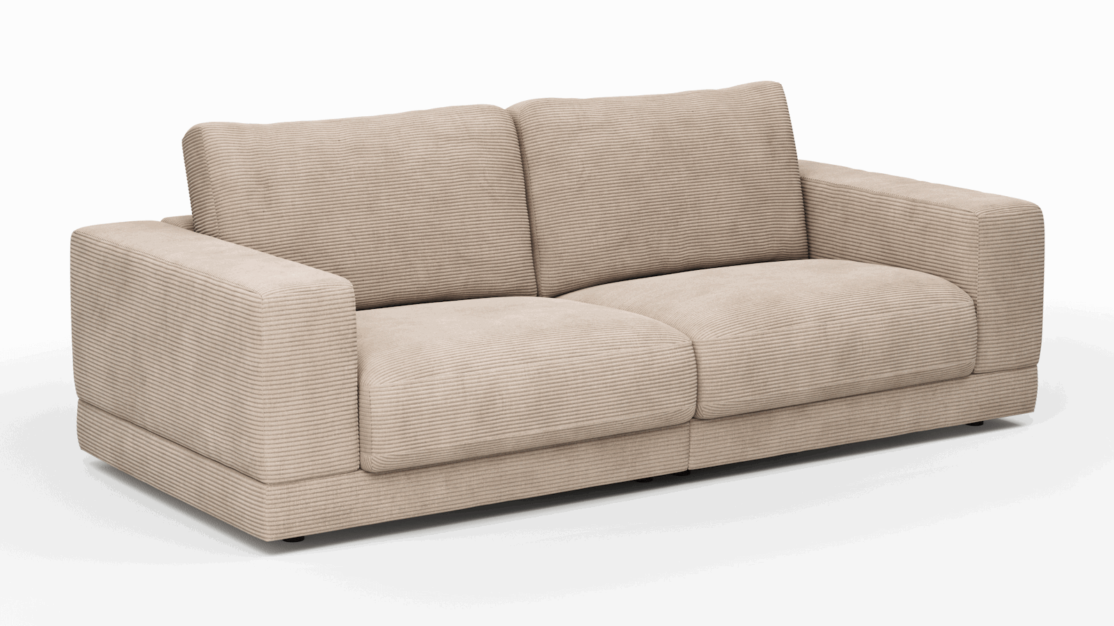 Sofa Juni in verschiedenen Farben mit Cord-Bezug von Raum.Freunde