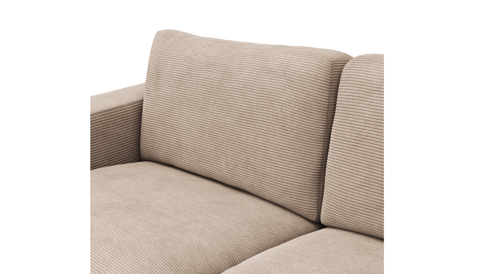 Sofa Juni in verschiedenen Farben mit Cord-Bezug von Raum.Freunde