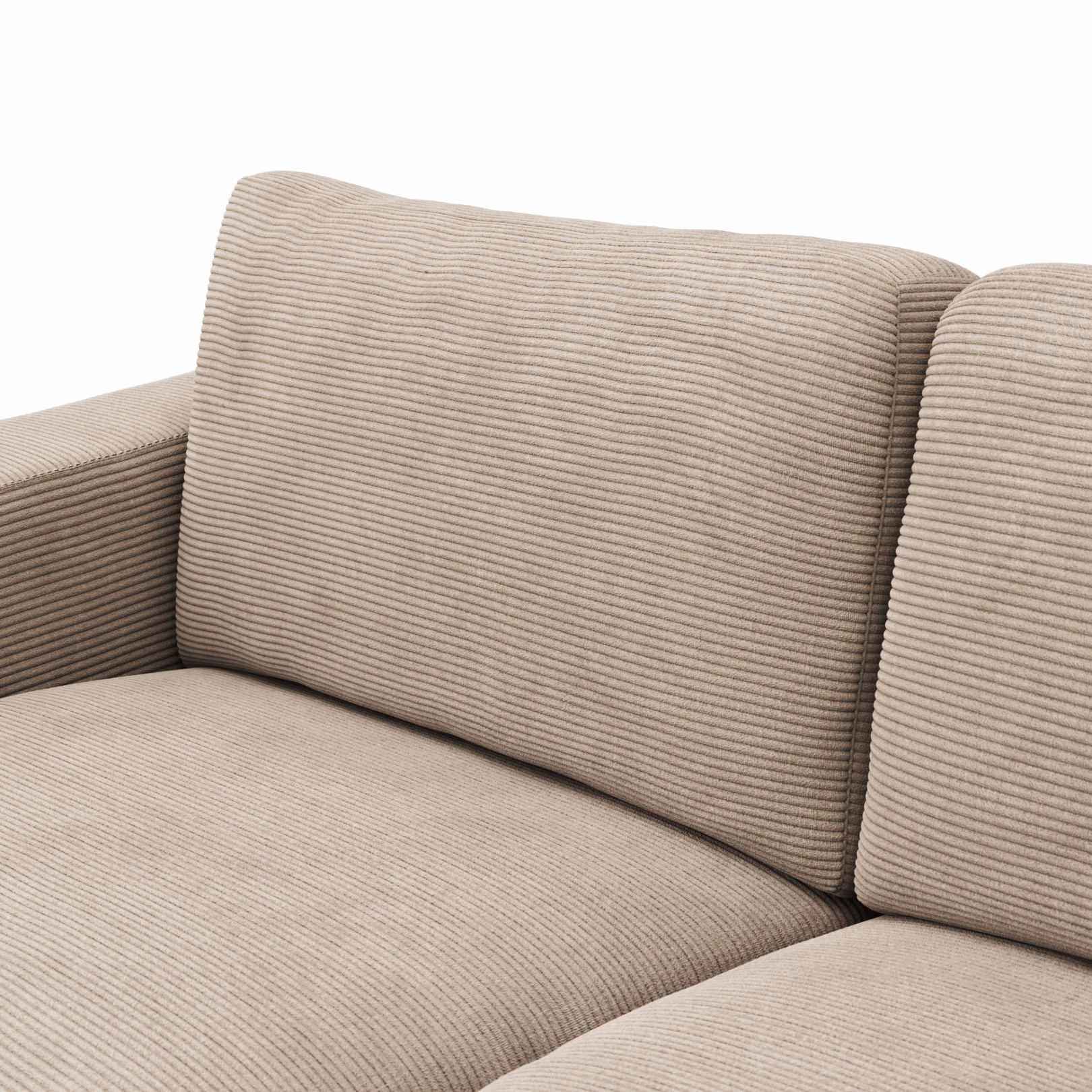 Sofa Juni in verschiedenen Farben mit Cord-Bezug von Raum.Freunde