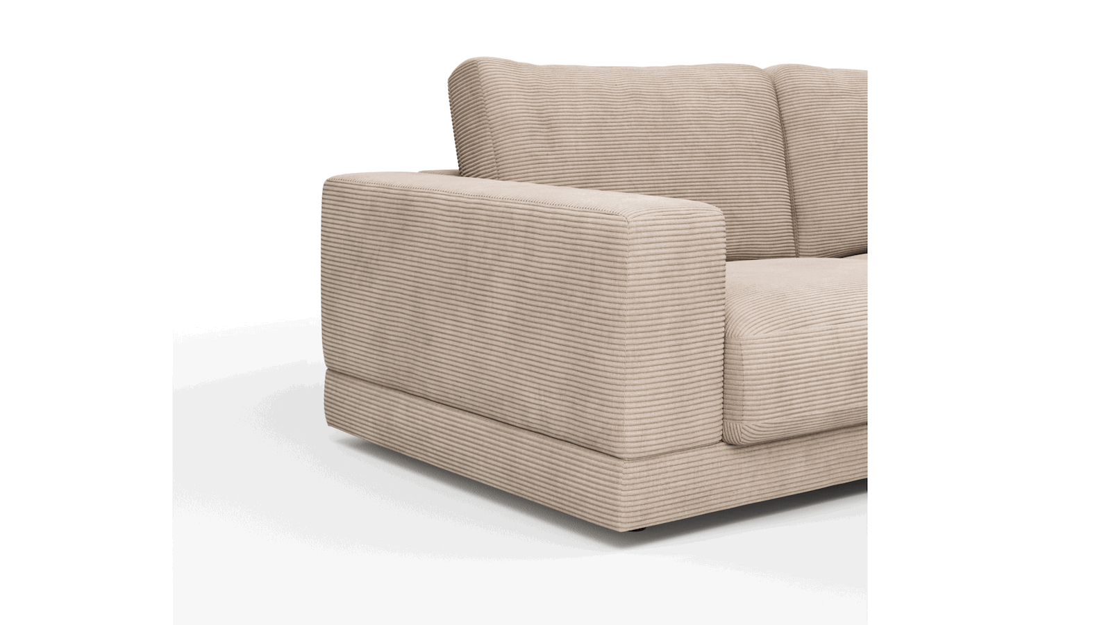 Sofa Juni in verschiedenen Farben mit Cord-Bezug von Raum.Freunde