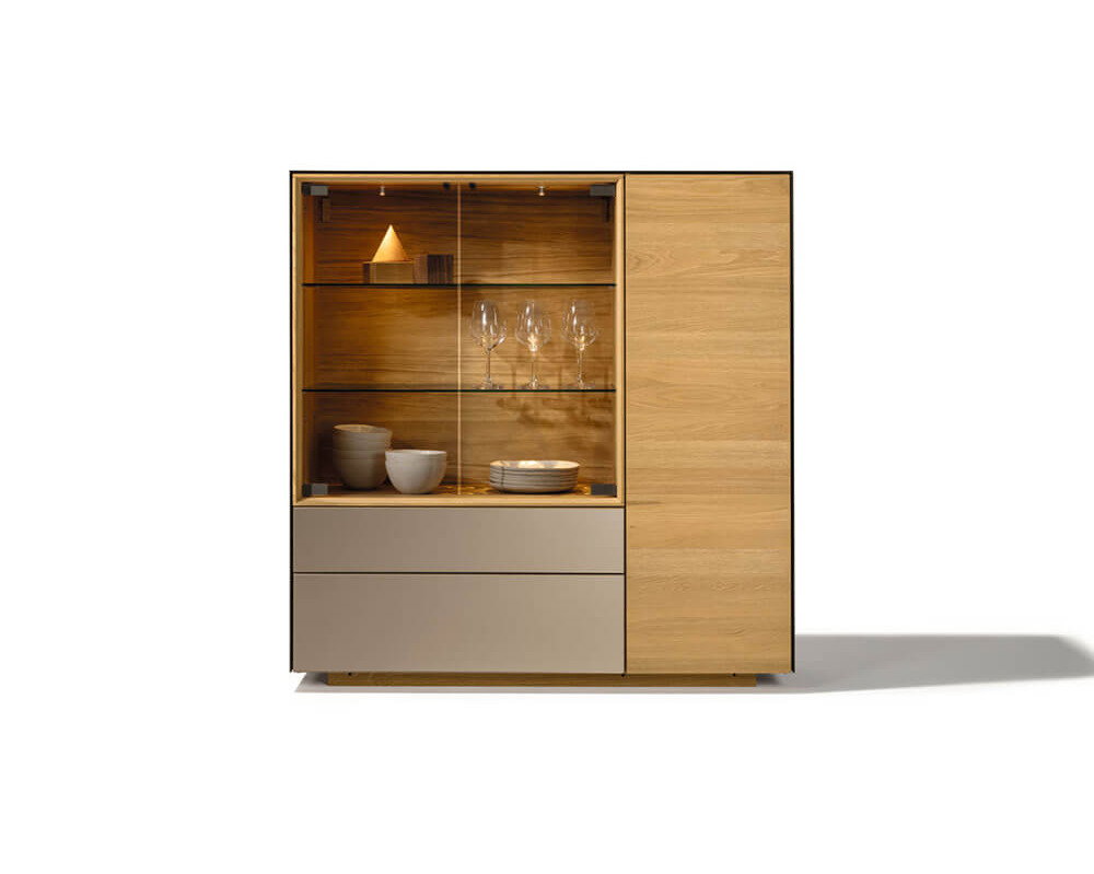 cubus pure highboard bronze von Team 7