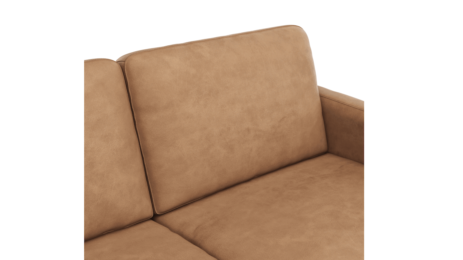 Ecksofa Enna - Longchair Links mit 3-Sitzer, Armlehne A, Leder, in verschiedenen Farben, von Contur Einrichten