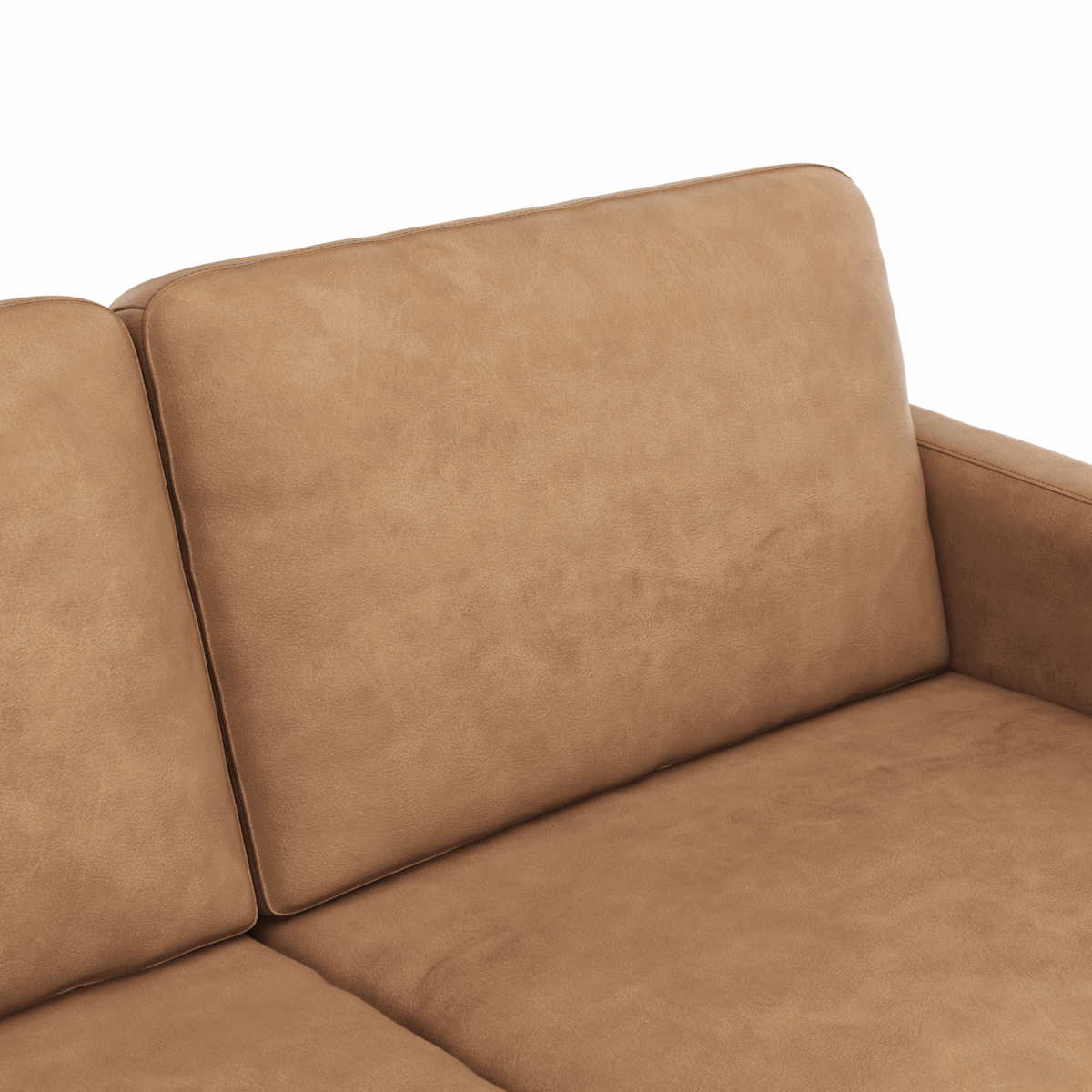Ecksofa Enna - Longchair Links mit 3-Sitzer, Armlehne A, Leder, in verschiedenen Farben, von Contur Einrichten