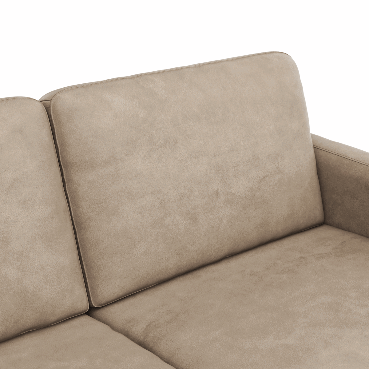 Ecksofa Enna - Longchair Links mit 3-Sitzer, Armlehne A, Leder, in verschiedenen Farben, von Contur Einrichten