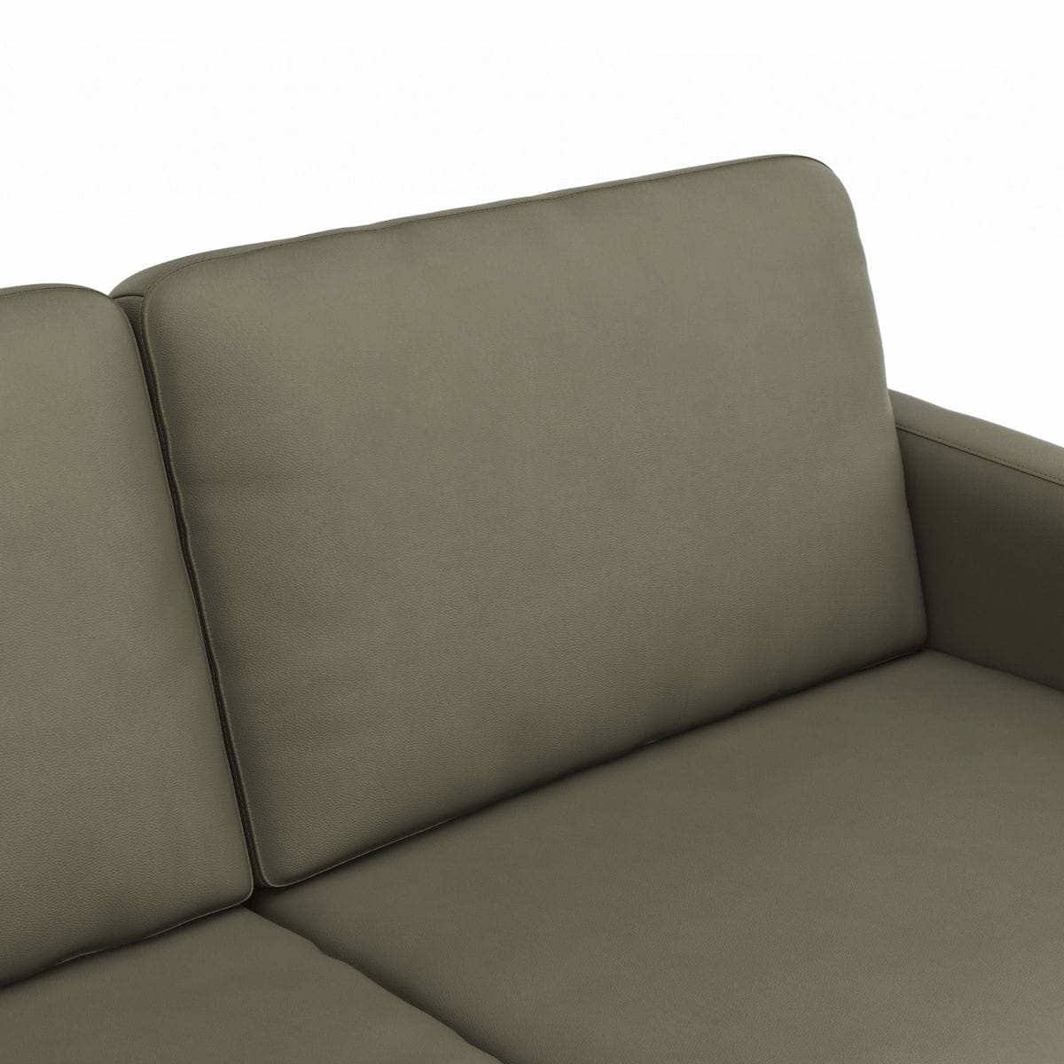 Ecksofa Enna - Longchair Links mit 3-Sitzer, Armlehne A, Leder, in verschiedenen Farben, von Contur Einrichten