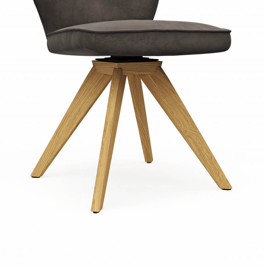 Polsterstuhl Westmore in Braun von Natura Home – Bild 6