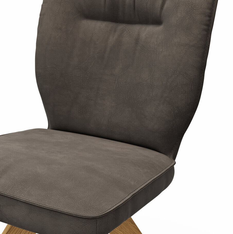 Polsterstuhl Westmore in Braun von Natura Home – Bild 7