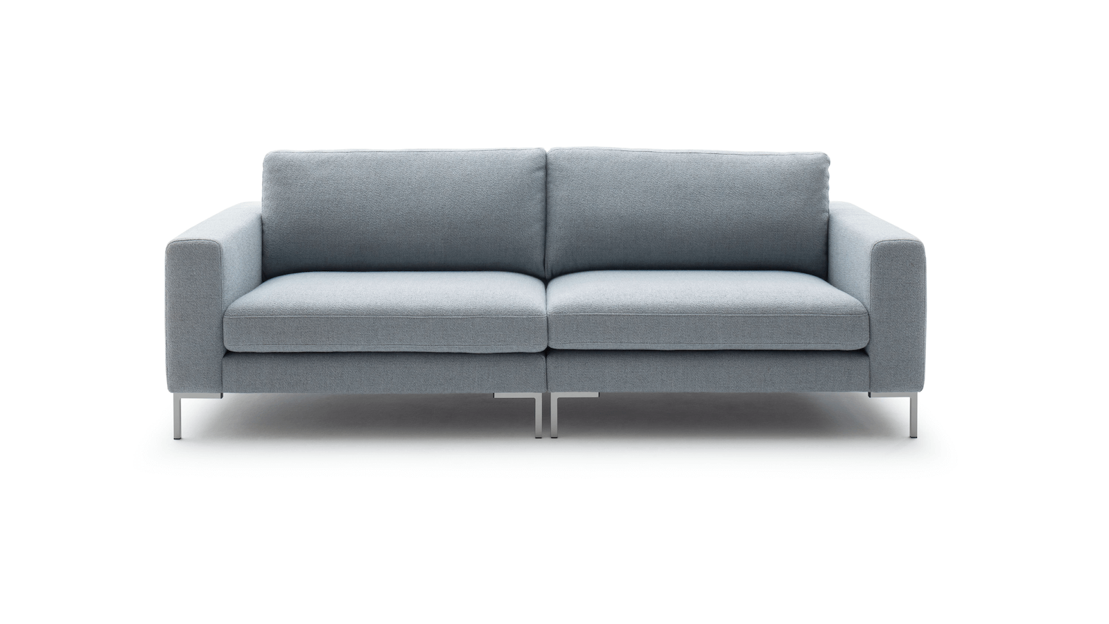 Sofa Solano - 3-Sitzer, Stoff, Hellblau von Contur Einrichten