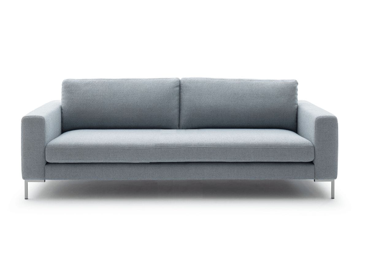 Sofa Solano - 2,5-Sitzer, Stoff, Hellblau von Contur Einrichten