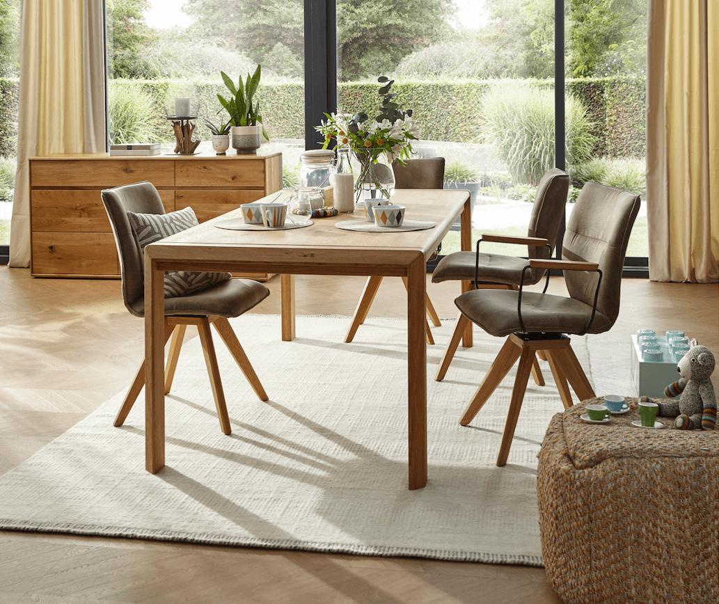Sideboard Hillsboro - Wildeiche natur, geölt von Natura Home