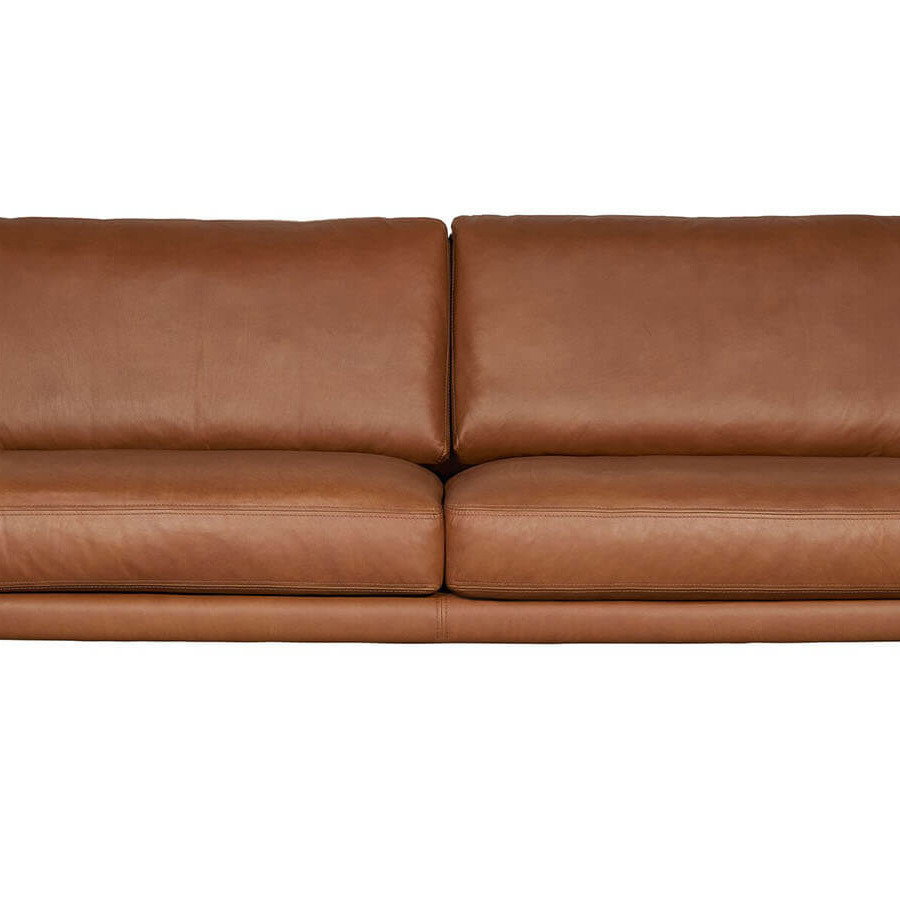 Sofa Cuneo in Cognac-Braun von Contur Einrichten