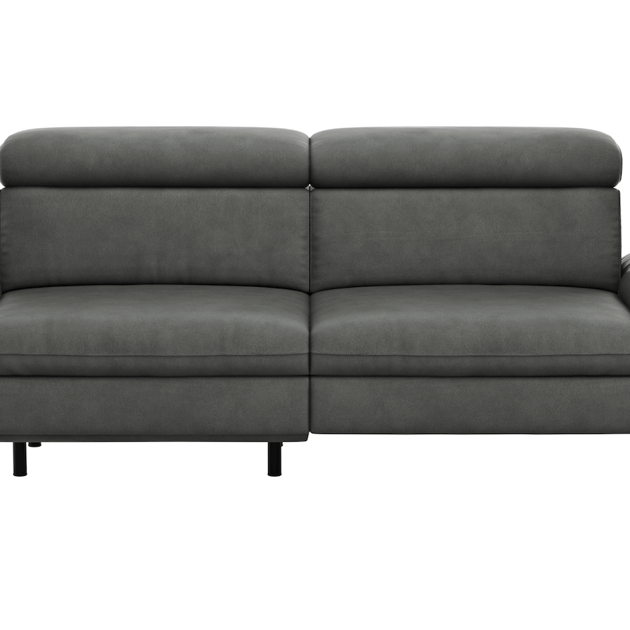 Ledersofa Felipa in verschiedenen Farben mit Relaxfunktion von Global Family